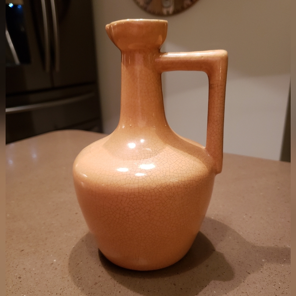 Vintage Tan UHL Pottery Pitcher/Jug